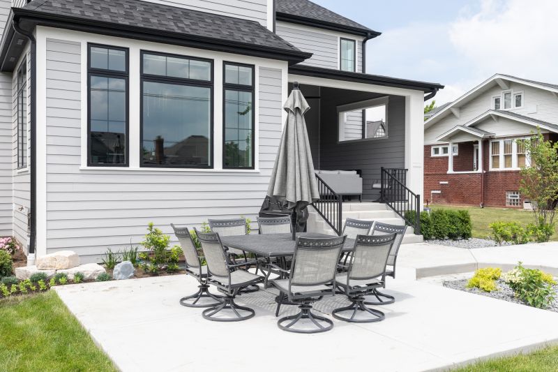 Cement Patio Building